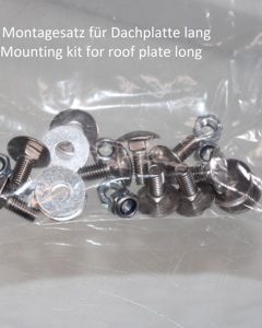 Extension pipe 1000mm for roof sheet CL-820 grey cpl